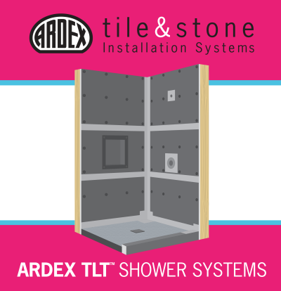 TLT Shower Systems by Ardex