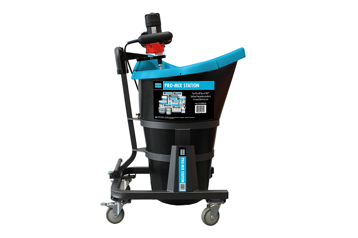 Laticrete, a leading manufacturer of globally proven construction solutions for the building industry, has introduced the Pro-Mix Station, a mobile pourable cart that helps eliminate harmful dust and provides combined batch consistency for efficient self-leveling underlayment, overlayment and epoxy projects.