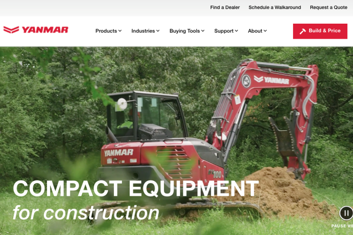 Yanmar Compact Equipment North America launches a state-of-the-art website dedicated to its lines of compact equipment.