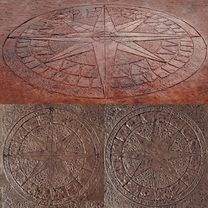 Medallion stamp from Butterfield Color.