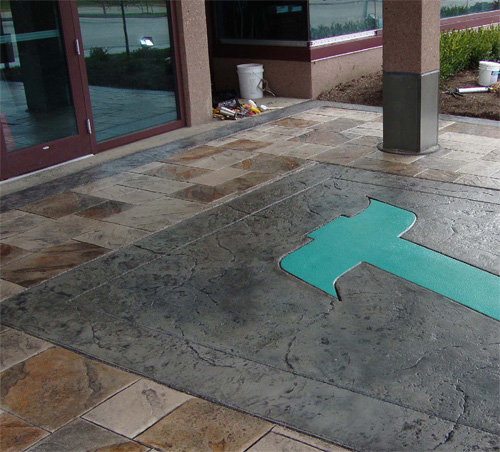 Mata says the advantages of offering a diverse list of services are the same as theyd be in any industry. Photo courtesy of Cutting Edge Decorative Concrete
