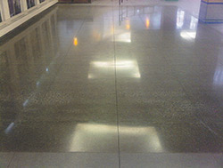 Consistency in polished concrete is important for architectural specifications.