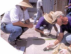 Fine tuning decorative concrete techniques with educational training.