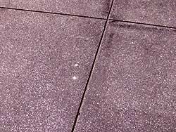 Sparkle Grain System placed on concrete is non-rusting