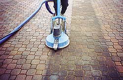 Maintaining Concrete does not have to be only about decorative or stamped concrete. Your customers may have concrete pavers that can be cleaned too.