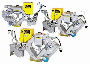 Shot blasting equipment in a variety of styles.