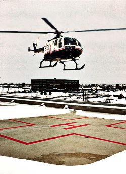 Helipads are a great place for snow melt systems.