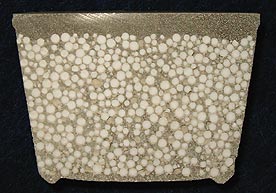 Ardex LT-65 Lite-Tech looks like Styrofoam balls intermixed with concrete similar to poraver
