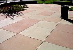 Sandscape Texture,a new cast-in-place concrete with dozens of color options,was developed mainly for retail establishments and streetscapes.Colorado Hardscapes trademarked the finish last August and says its gaining in popularity due to its environmentally friendly installation process.
