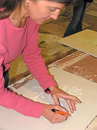 Colormaker Floors workshop held at the Institute for American Craftsmanship in Eugene, Oregon.