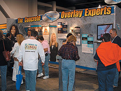 The Concrete Overlay Experts exhibit at the World of Concrete 2005