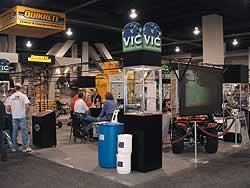 Vic International exhibit at the World of Concrete 2005
