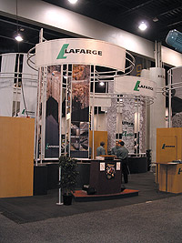 Lafarge concrete exhibit at the World of Concrete 2005