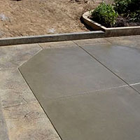 Creating Sand-Etch Finishes - Once the surface is washed, we like to wait at least three to seven days, depending upon the time of year, before we come back to final wash and seal the concrete.