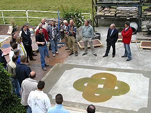 Bomanite Training in the Netherlands - As decorative concrete goes global, American experts take the lead in showing contractors around the world how it's done.