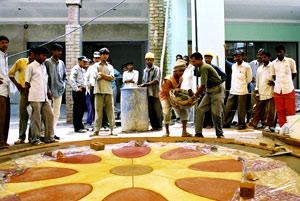 Brickform Training in India - People such as Harris, Mike Archambault of Moderne Methode, Marshall Barbash of Patterned Concrete and Matt Casto of