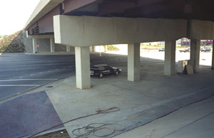 Before the restoration was done to the I85 underpass.