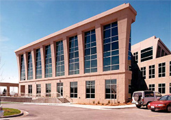 The Clearfield City Center in Utah, built by Salt Lake City-based Eagle Precast Co. (now Hanson Eagle Precast) in 1998, features sprayed-GFRC cladding panels. The thin architectural panels get their strength from the alkali-resistant glass fiber in the mix.